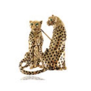 Cheetah Brooch